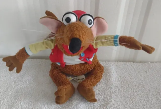 Walt Disney World Rizzo the Rat Plush Muppet Vision 3D Jim Henson Stuffed Toy