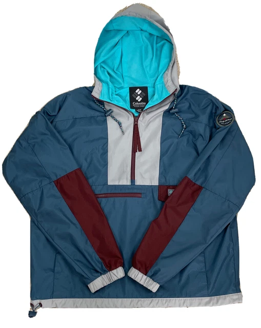 Columbia 1991 Pacific Northwest Anorak Windbreaker Jacket Mens Medium/Large RARE