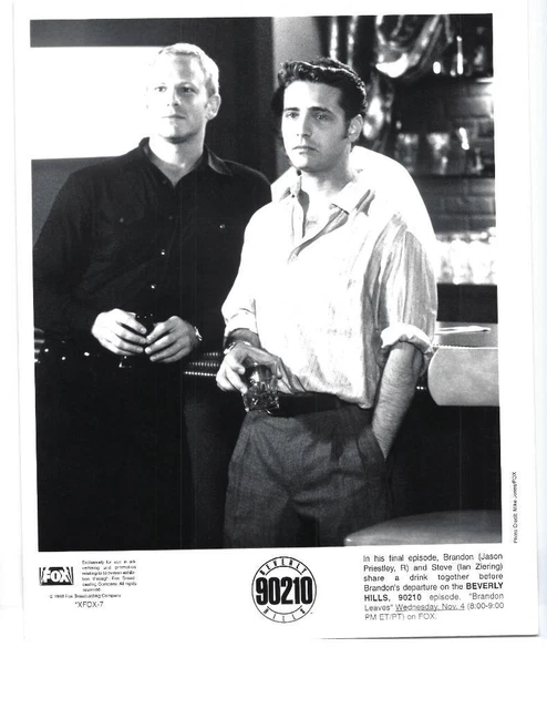 Jason Priestley Ian Ziering "Beverly Hills 90210" Television Still
