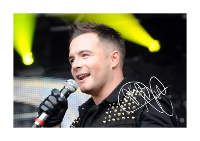 Shane Filan A4 Westlife signed photograph picture poster with choice of frame