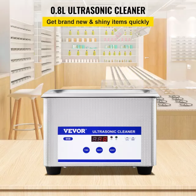 VEVOR 0.8 L Limpieza por Ultrasonidos Ultrasonic Cleaner Limpiador Ultrasónico 2