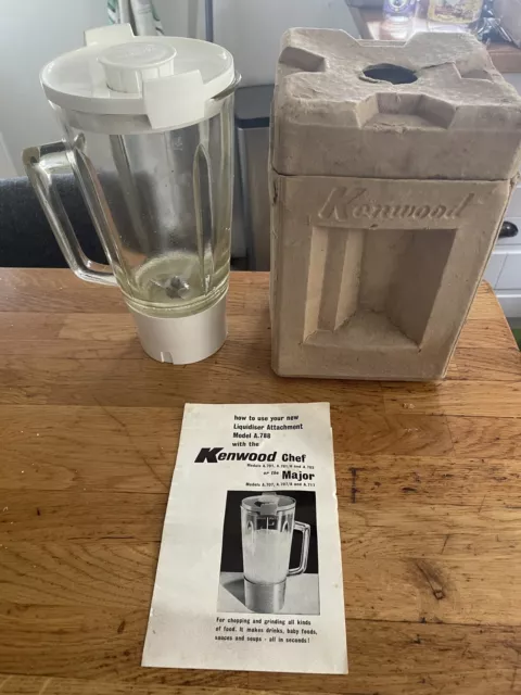 KENWOOD CHEF - Glass Blender/Liquidiser - A788 (A701, A701a) Unused Condition