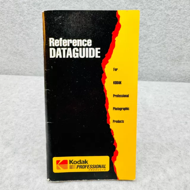 Kodak Reference Dataguide Book Paperback Vintage 1996 for Photographic Products