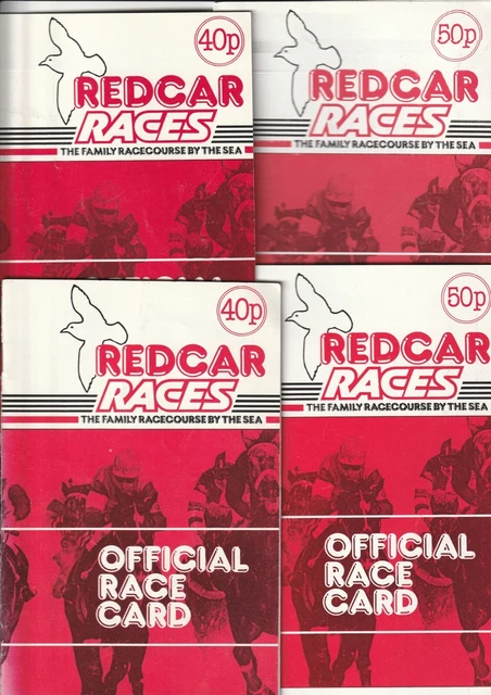 Redcar Racecards Oct 27th 87 May 30th 88 July 18th 92 June 1st 1992 Redcar Racecards Oct 27th 87 May 30th 88 July 18th 92 June 1st 1992