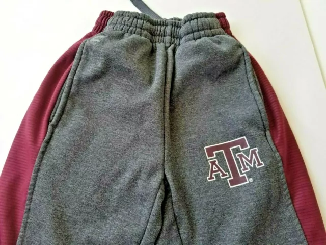 COLOSSEUM Texas A&M AGGIES Performance Pants Athletic Sweatpants Youth XS 6-7