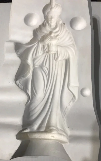 Ceramic Slip Cast Mold Of A Wise Man #W954