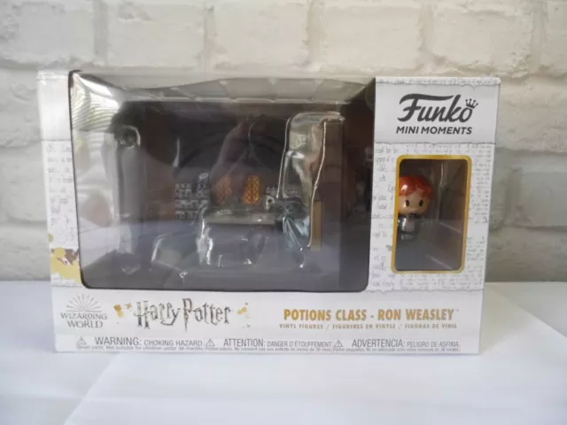 Funko Mini Moments Harry Potter POTIONS CLASS & Rob Weasley New Collectible