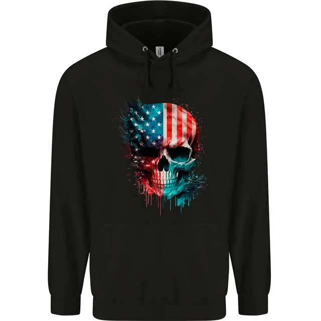 Sweat À Capuche Sacai Avec Poches Latérales Rayé Marine