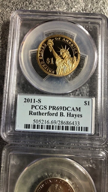 Pcgs Presidential Series Pr69Dcam Hayes Garfield Great Basin Us Virgin 4 Coins 3