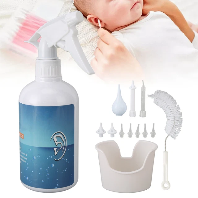 Kit de limpieza de riego de lavado de oídos para prevenir la picazón cera eliminación de orejas