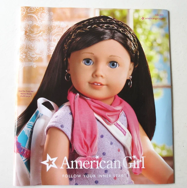 AMERICAN GIRL JULY 2015 CATALOG ~Grace Thomas Rebecca Addy Kaya Caroline Dolls +