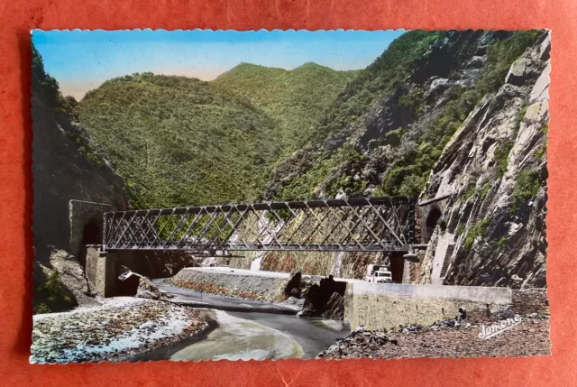 CPSM ALGÉRIE BLIDA - Le Pont du Chemin de Fer Gorges de Chiffa