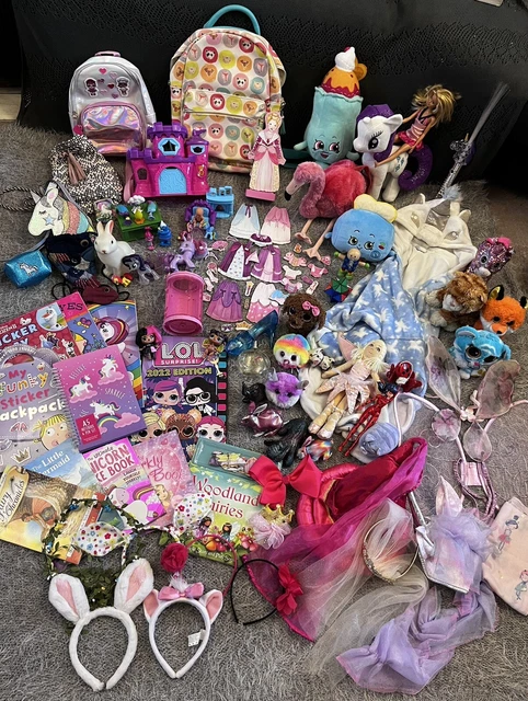 GRANDE Pacchetto X74 Articoli Ragazze LOL Barbie Giocattoli Borse ALTRO! Lotto lavoro compleanno Pasqua