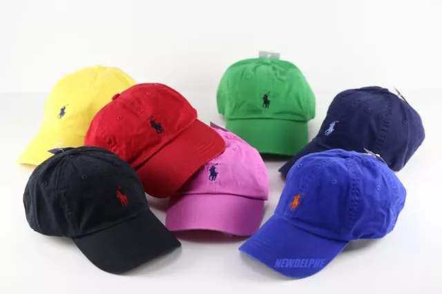 Nwt Polo Ralph Lauren Unisex Signature Pony Logo Baseball Cap Hat One Size