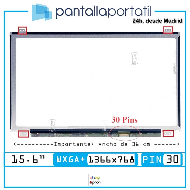 Visiodirect® LCD Schermo Display 15.6" LED Tipo N156BGA-EA2 - Foto 13
