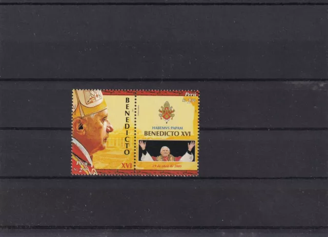 304/ Peru Papst Zdr.  ** Mnh