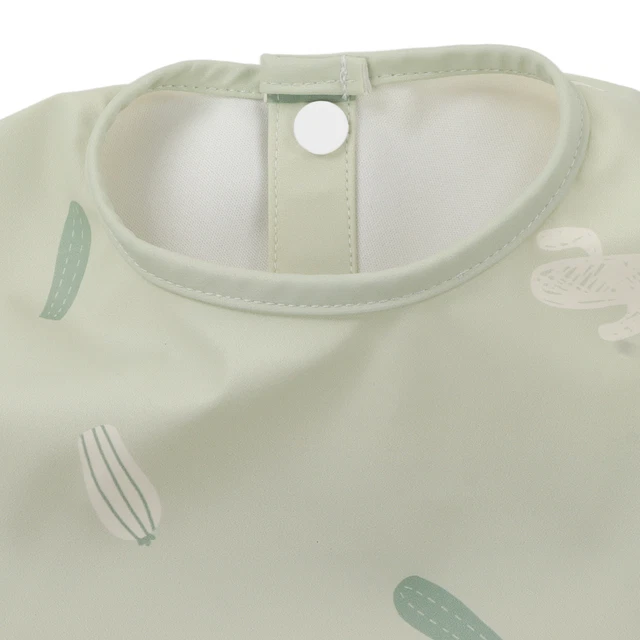 Bavoir à Manches Jolie Boucle De Bavoir Imperméable à Manches Longues Pour Bébé