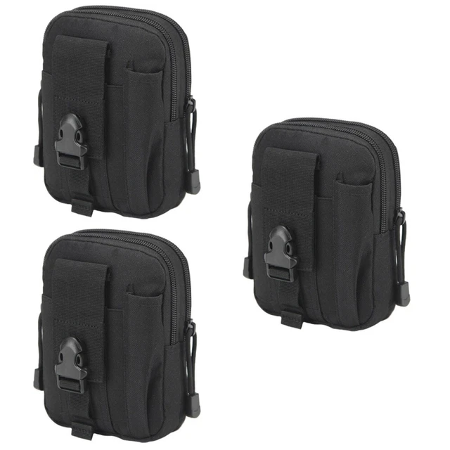 3 Pieces Waist Bag Outdoor Riding Pouch Running Waist Packs Leg Bag