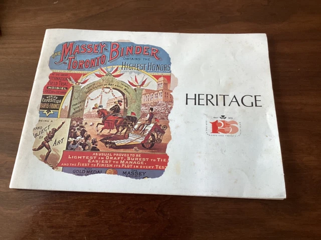 1847/1972  MASSEY -HARRIS  Heritage Collection ,46 pages