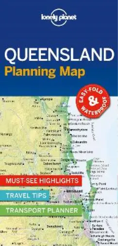 Lonely Planet Queensland Planning Map (Map) Map