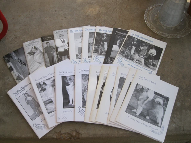 Norwegian Elkhounds "The Norsk Elghund Quarterly"  Newsletter ~  Yrs. 1994-1998