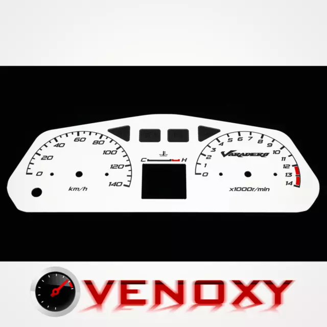 Honda XL 125 Varadero 2001-2006 Fond de Compteur BLANC