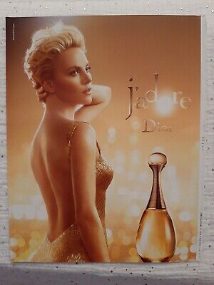 Dior Publicité papier Parfum Dior J'adore de 2010 Carte Liquatouch Perfume Ad C 