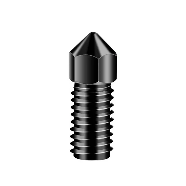 1Pcs 3D Printer Part Extruder Nozzle High Hardness Hardened Steel Metal4985