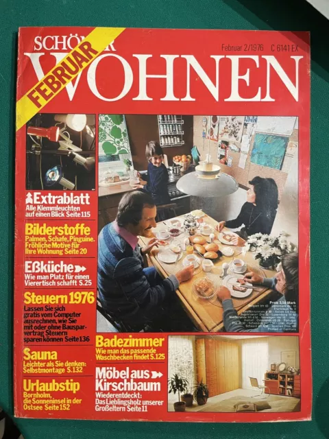 SCHÖNER WOHNEN Heft Februar 1976