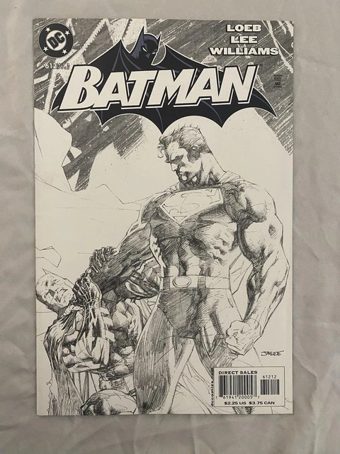 Batman #612 2nd Print DC Comic Jim Lee Sketch Variant Cover Low Print Hush VF