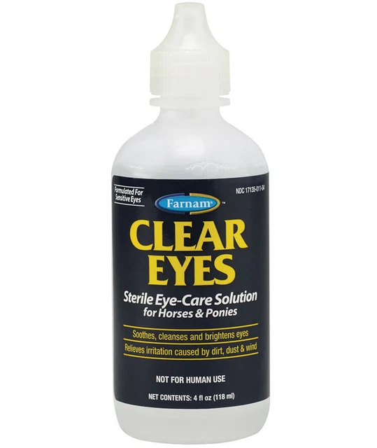 CLEAR EYES soluzione oftalmica sterile per cavalli 118 ml Farnam