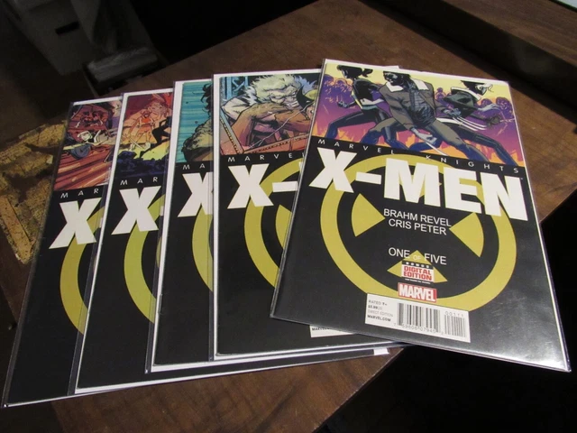 X-Men Marvel Knights #1 2 3 4 5 Marvel Mini Series Comic Book Set 1-5 Complete