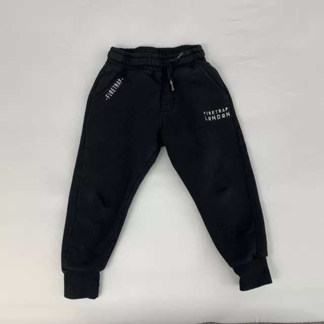 Firetrap Joggers Ragazzi 3-4 Anni Abbigliamento Attivo Nero Casual