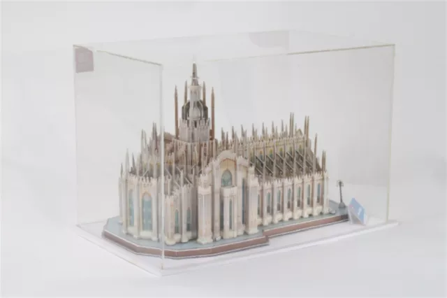 3D Puzzle MILAN CATHEDRAL DUOMO ITALY ASSEMBLED 1/290 WITH PVC SHOWCASE CubicFun 3