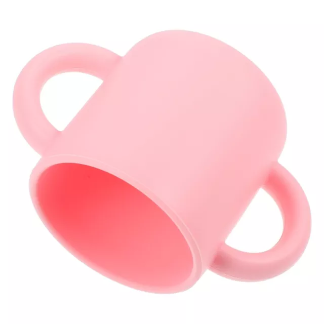 Silicone Learning Cup for Infants Drinking Toddler Baby Child Anti-fall