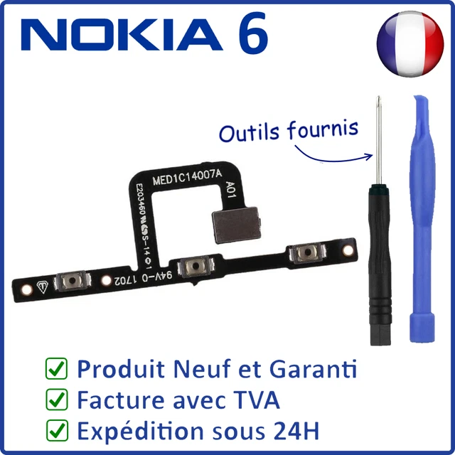 Nappe Bouton Power Et Volume Pour Nokia 2.3 - Pièce Détachée Neuve - Compatibilité Universelle Indiquée