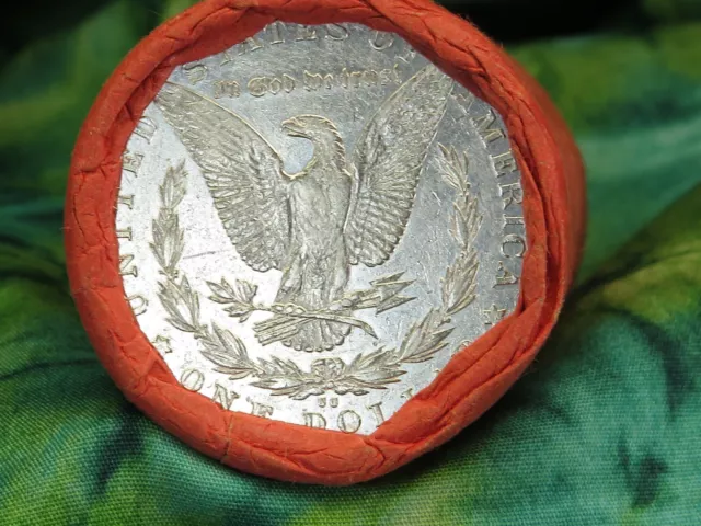 20 Coin Morgan Silver Dollar Roll 1891 END / CC END L @KK76