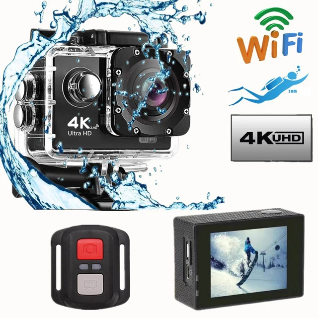 2" Action Camera 4K Ultra HD 1080P Sports WiFi 12MP Cam DV Video Recorder Go Pro