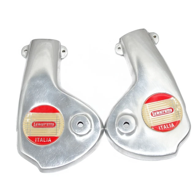 Panneau Latéral Ou Badge Poli Pour Lambretta Série 1 & 2 (125/150) - Embellisseur Neuf AEspares