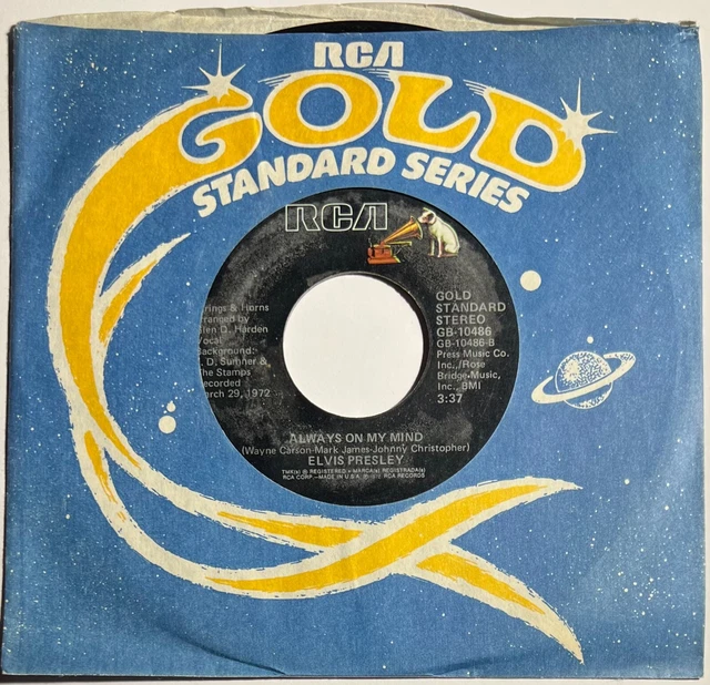 ELVIS PRESLEY : Separate Ways SP 45 rpm GOLD STANDARD SERIES GB-10486 ...