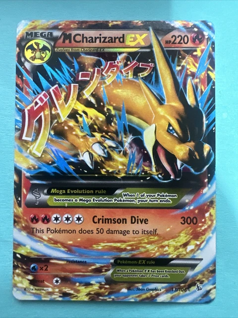 Pokemon - M Charizard EX - 13/106 - Flashfire XY