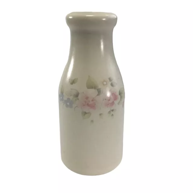 VINTAGE PFALTZGRAFF TEA ROSE LARGE MILK BOTTLE Vase Easter Decor NEW WITH TAG