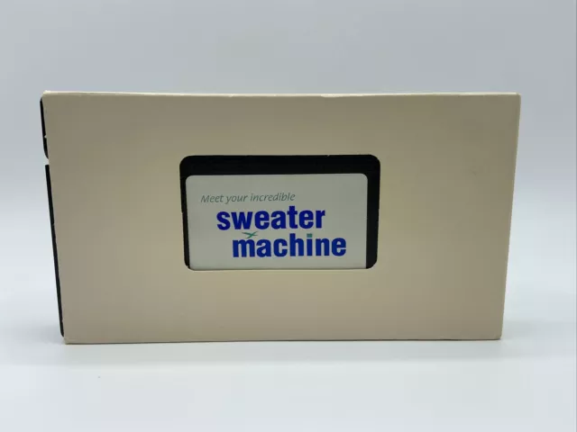 Instrucciones originales de video VHS para máquina de suéter Bond Increíble