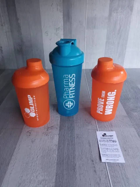 Olimp Nutrition - Pharma Fitness - Mix Fitness Flasche - Paket - 3 x Shaker 🙂