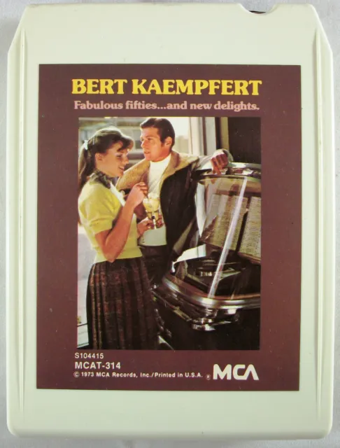 Bert Kaempfert "Fabulous Fifties... and New Delights" 1973 8-Track Tape, Tested