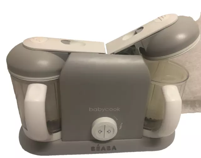 BEABA Küchenmaschine Babycook Duo grau Babybrei Zubereiter R3