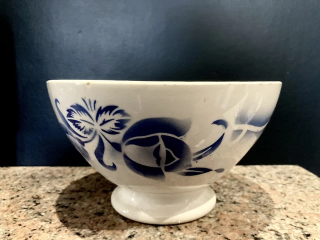 Ancien et très grand bol en faïence Digoin - Sarreguemines - Diamètre 18 cms