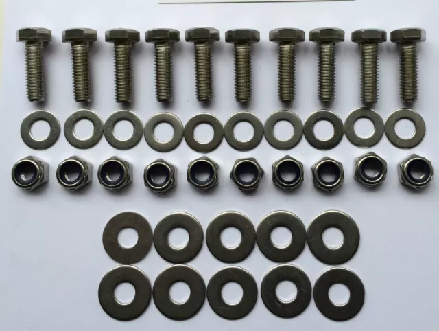 Land Rover Series 2, 2a & 3 Stainless Steel Rear Cross Member Bolt Kit