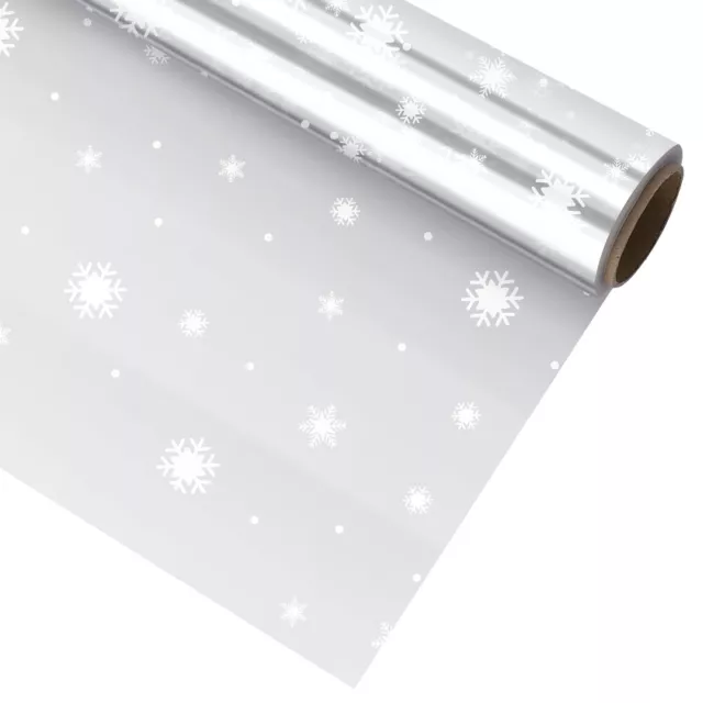 100 Clear Cellophane Roll for Gifts, Crafts, and Baskets-IF