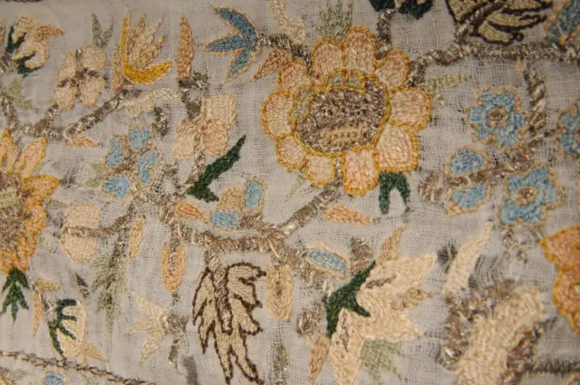 Antique 19th Century Ottoman Turkish Embroidery Textile